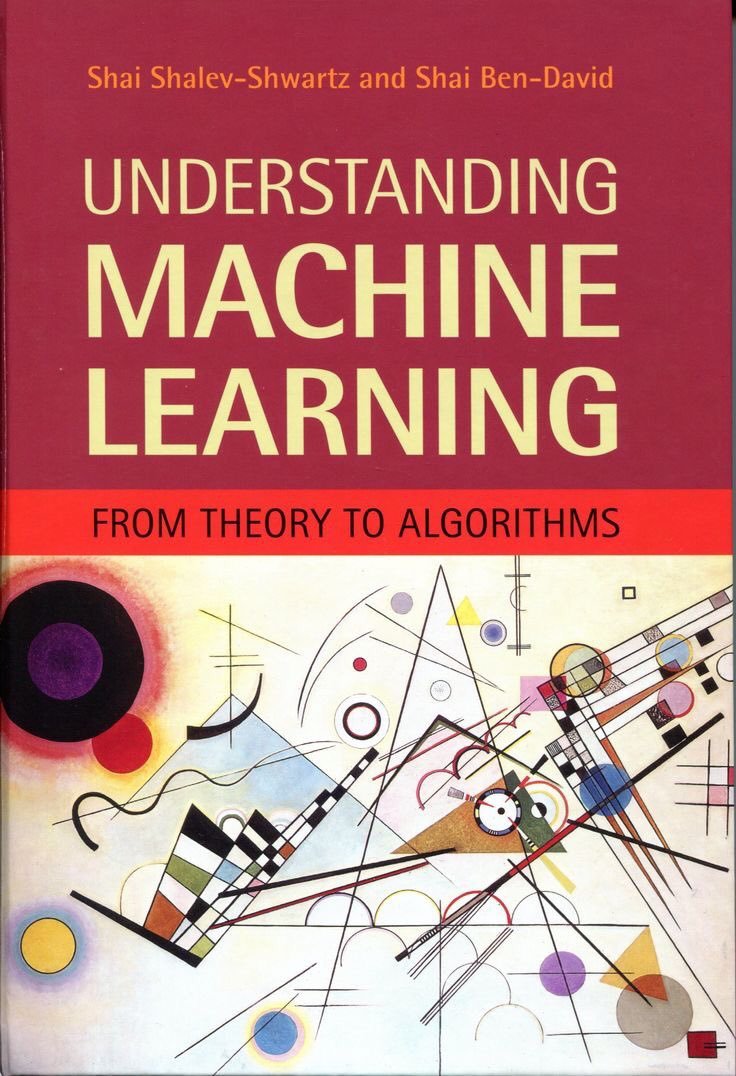 Understanding Machine Learning: From Theory to Algorithms – Book