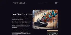 The Corrective Website screenshot